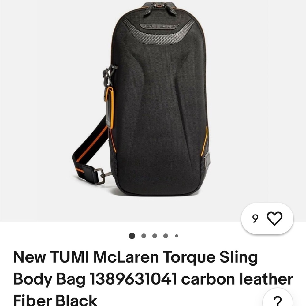 Tumi McLaren sling cross body bag